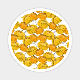 Pumpkins Pattern Magnet